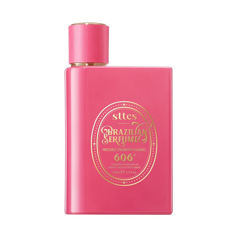 Sttes Perfume 606# (Pressable Strawberry Gummies) – Eau De Parfum 100Ml (3.4 Fl Oz) – Strawberry, Cotton Candy, Fruit Gummies, Vanilla