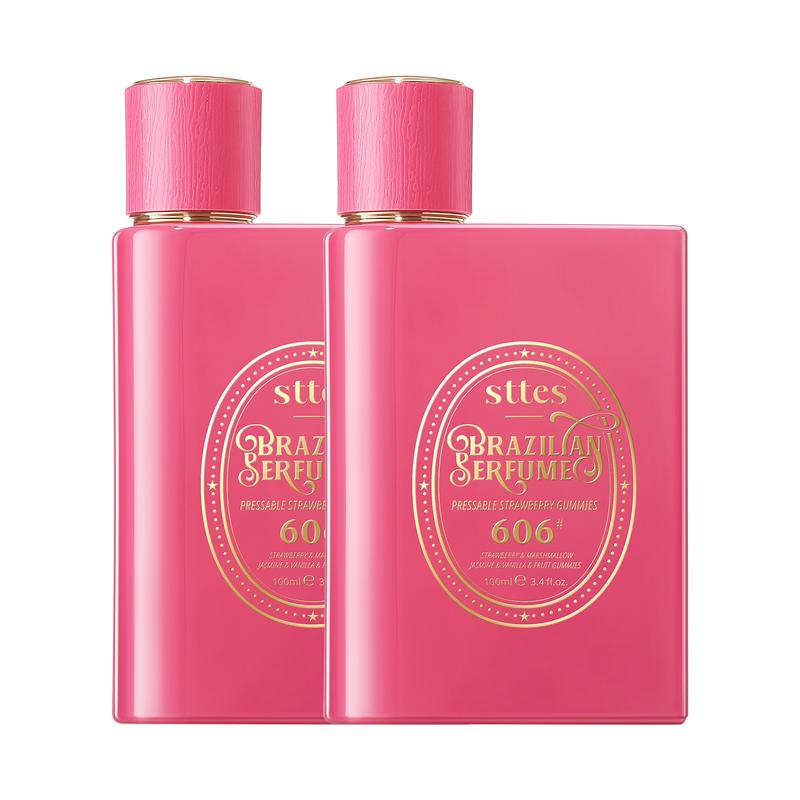 Sttes Perfume 606# (Pressable Strawberry Gummies) – Eau De Parfum 100Ml (3.4 Fl Oz) – Strawberry, Cotton Candy, Fruit Gummies, Vanilla